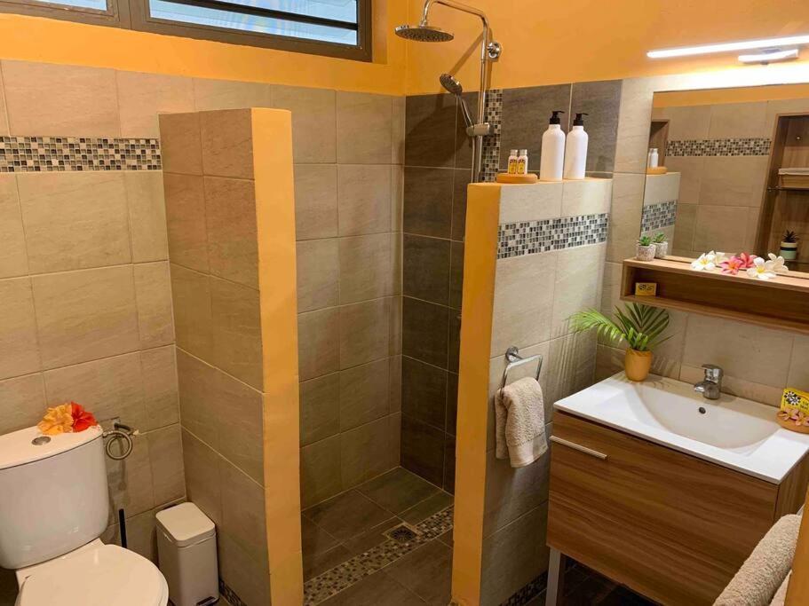 Villa Hoama Lodge Moorea Teavaro المظهر الخارجي الصورة