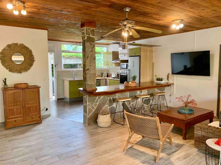 Villa Hoama Lodge Moorea Teavaro المظهر الخارجي الصورة