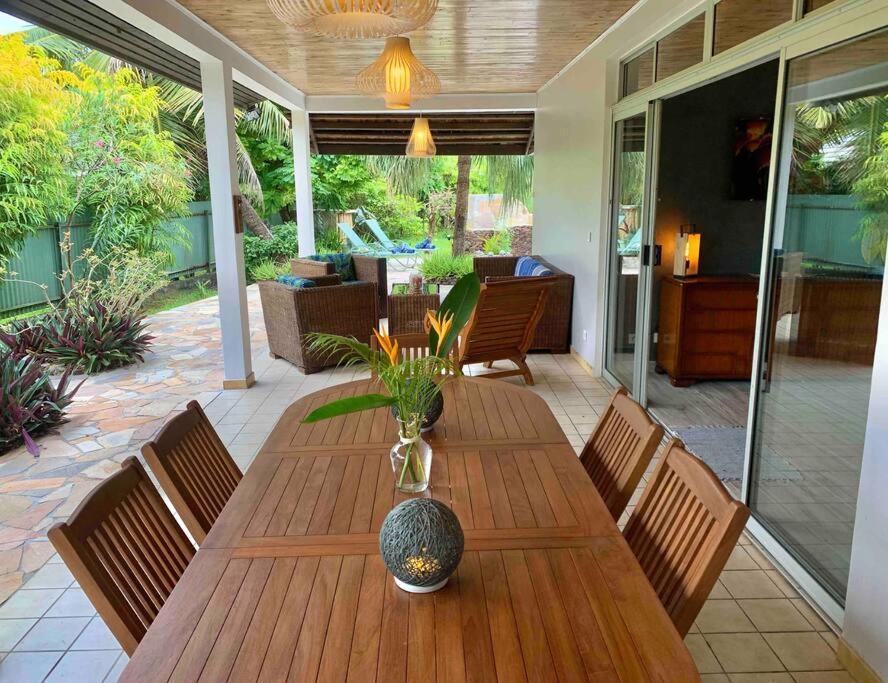 Villa Hoama Lodge Moorea Teavaro المظهر الخارجي الصورة