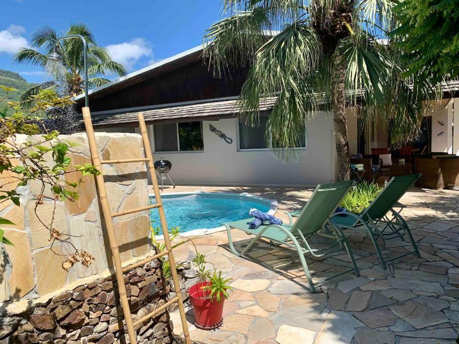 Villa Hoama Lodge Moorea Teavaro المظهر الخارجي الصورة