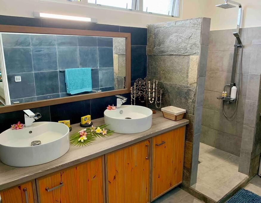 Villa Hoama Lodge Moorea Teavaro المظهر الخارجي الصورة