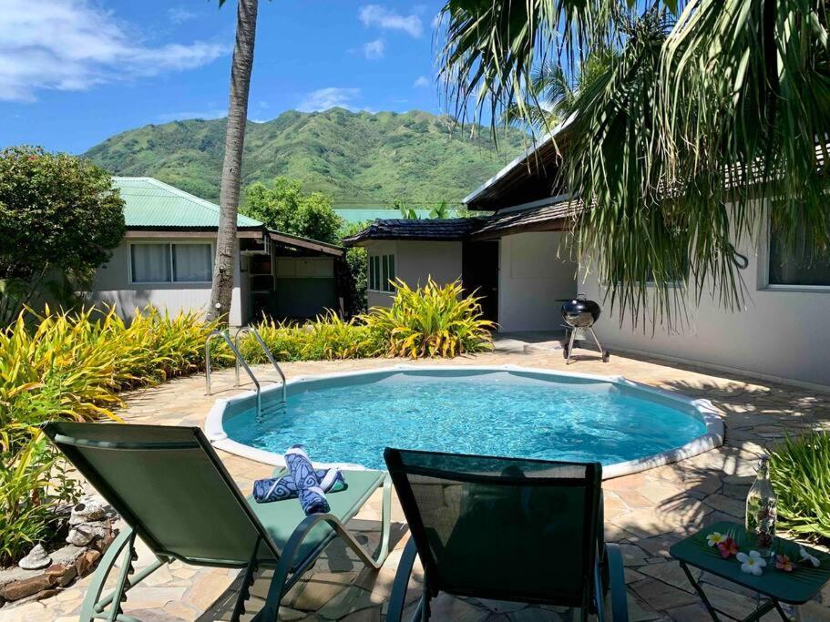 Villa Hoama Lodge Moorea Teavaro المظهر الخارجي الصورة