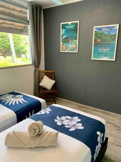 Villa Hoama Lodge Moorea Teavaro المظهر الخارجي الصورة